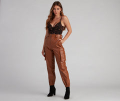 So Fierce Leopard Mesh Bustier