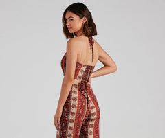 Desert Dreamer Halter Crop Top