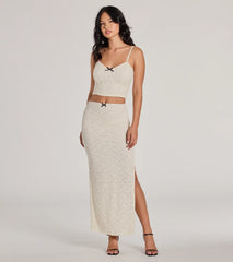 Unforgettable Dream V-Neck Lace Crop Top