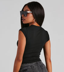 Effortless Essential Cropped Tee