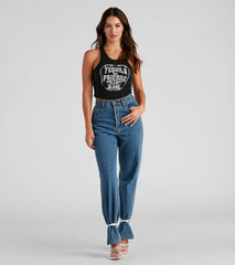 Take A Shot Tequila Graphic Tank Top