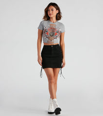 Ride Or Die Moto Graphic Slash Tee