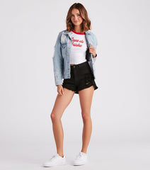 Cinco De Drinko Crop Graphic Tee