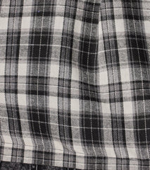 Casual Style Button-Down Plaid Flannel Top