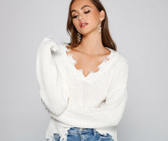 Major Destruction Knit Sweater