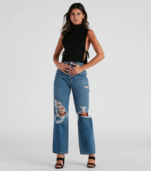 Elevated Chic Turtleneck Sweater Tank