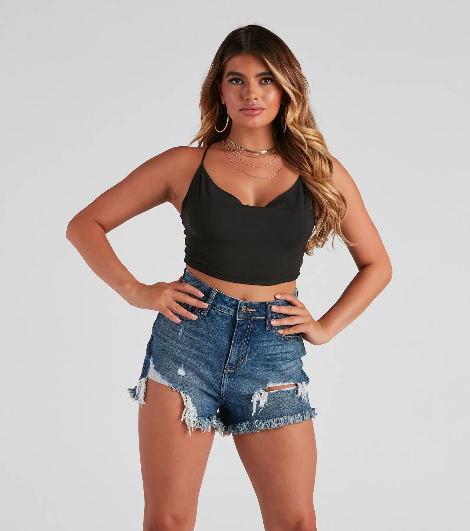 Short Romance Knit Crop Top