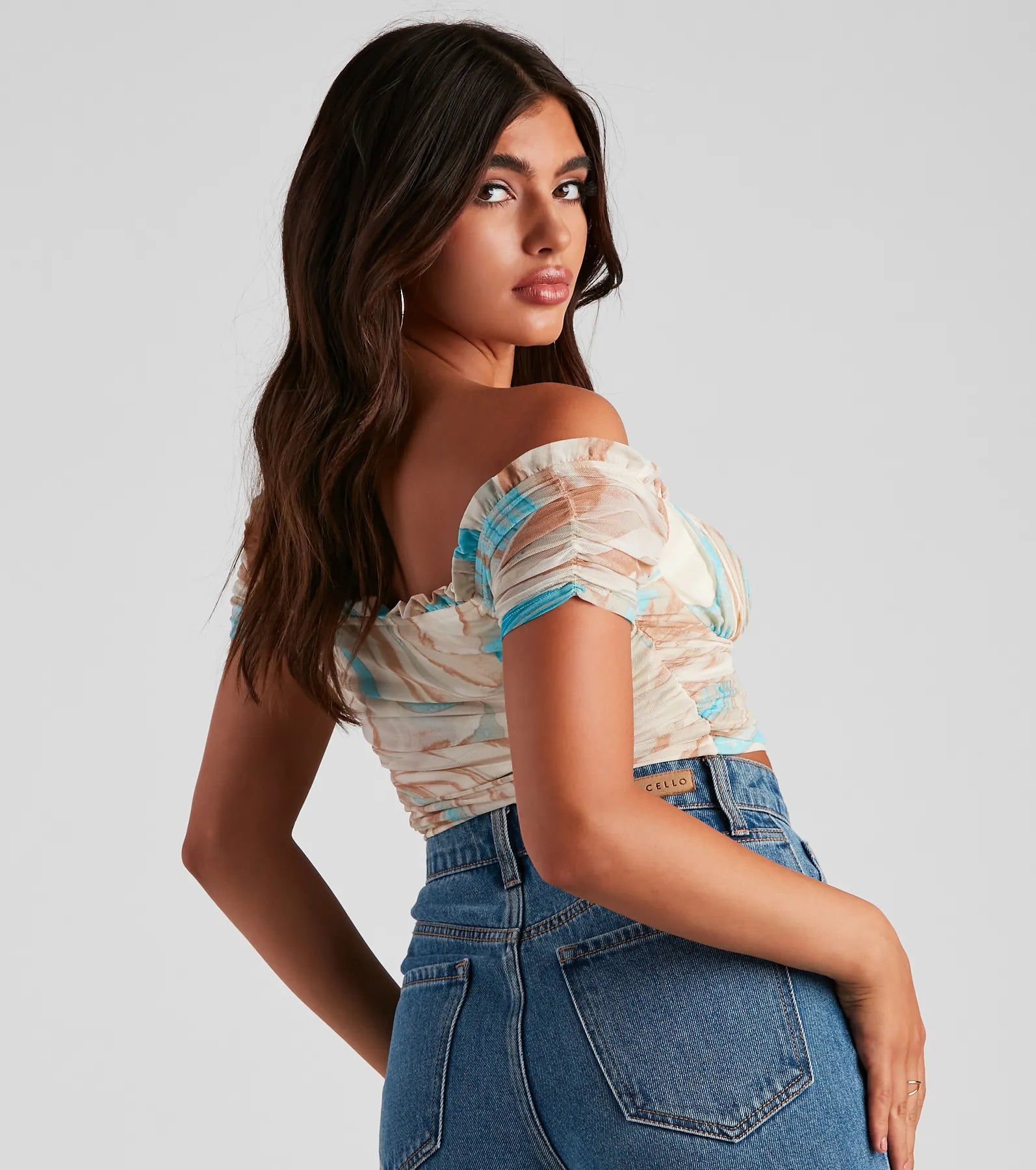Sweet For You Marble Mesh Bodysuit