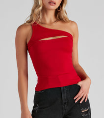 Weekend Vibes One Shoulder Top