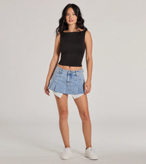 Second Look Open-Back Knit Tank Top
