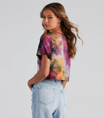 Rock Festival Cropped Graphic Tee