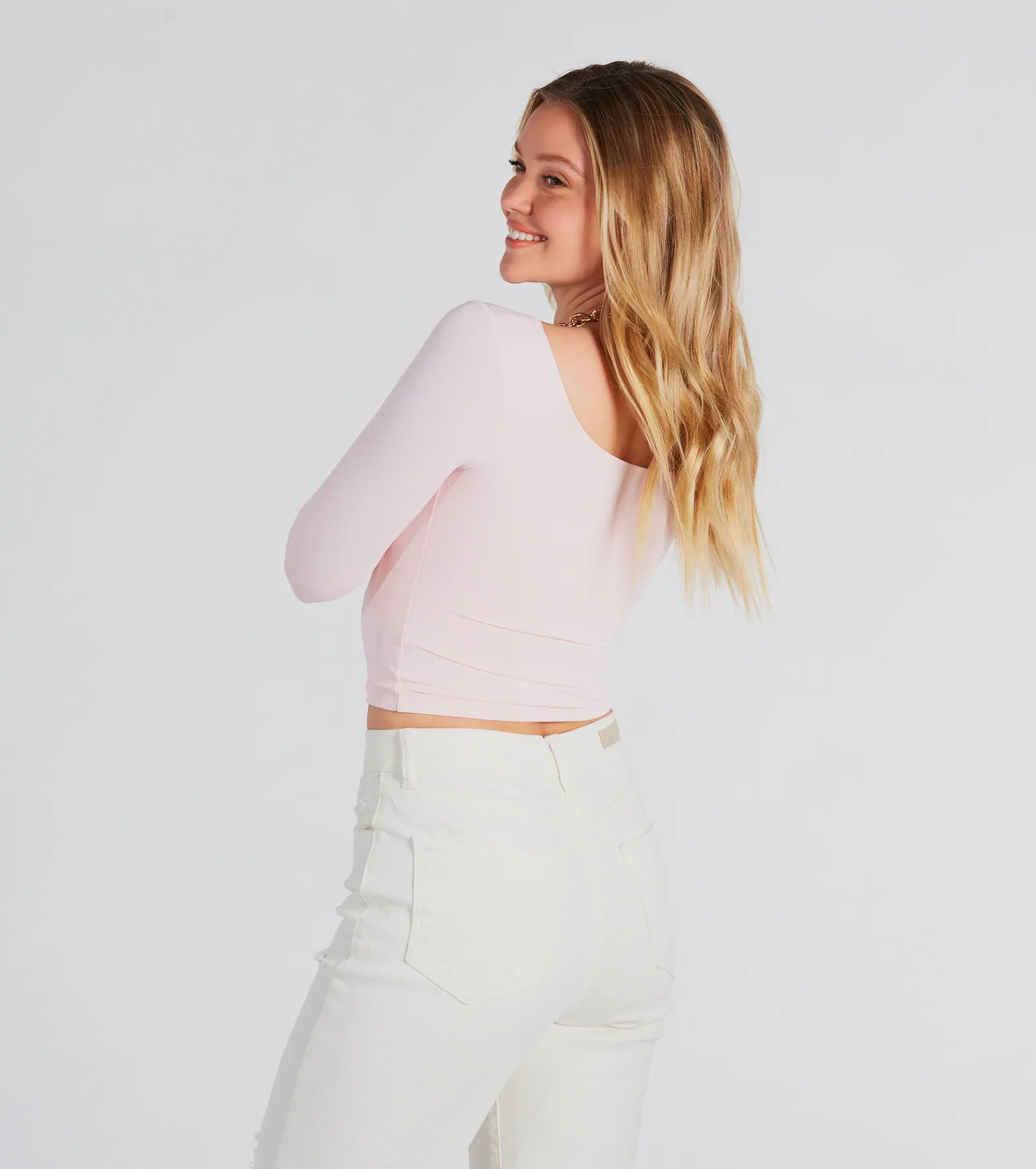 Clean Lines Scoop Neck Seamless Top