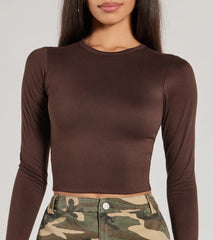 Essential Long Sleeve Crew Top