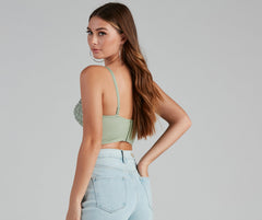 Bead It Embellished Lace Bustier