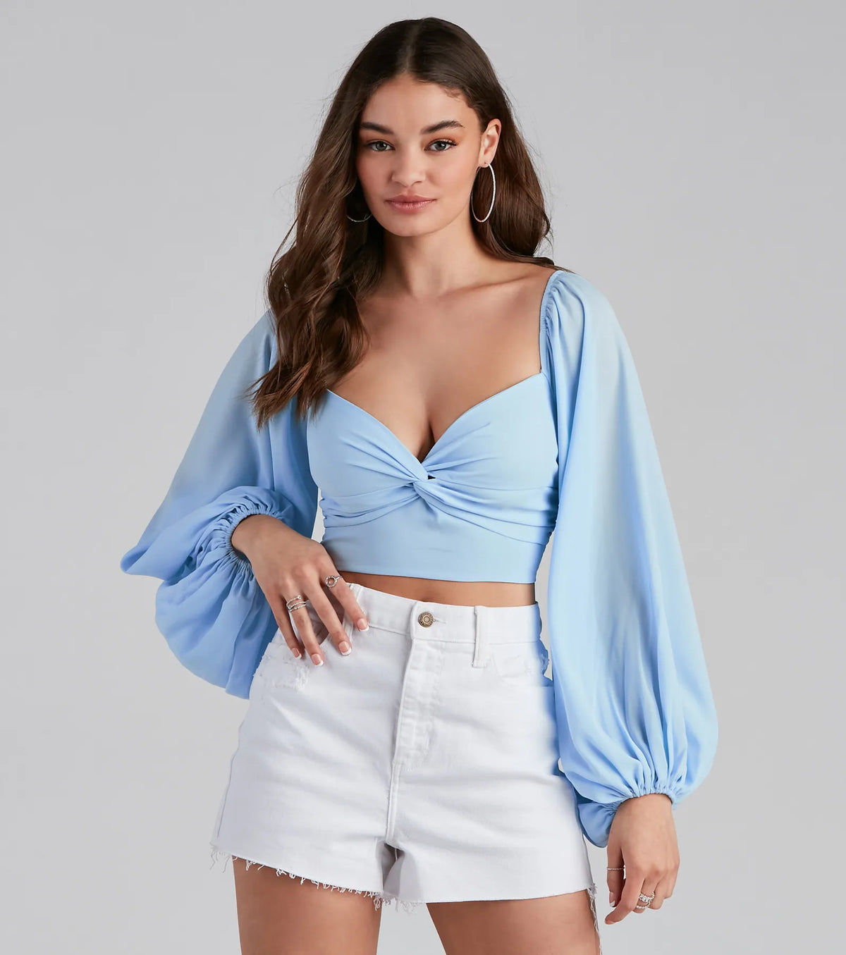 Twist To Meet You Chiffon Top