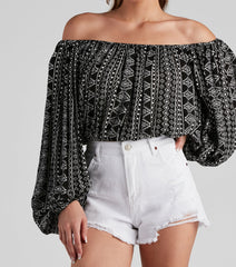Bohemian Darling Geometric Top