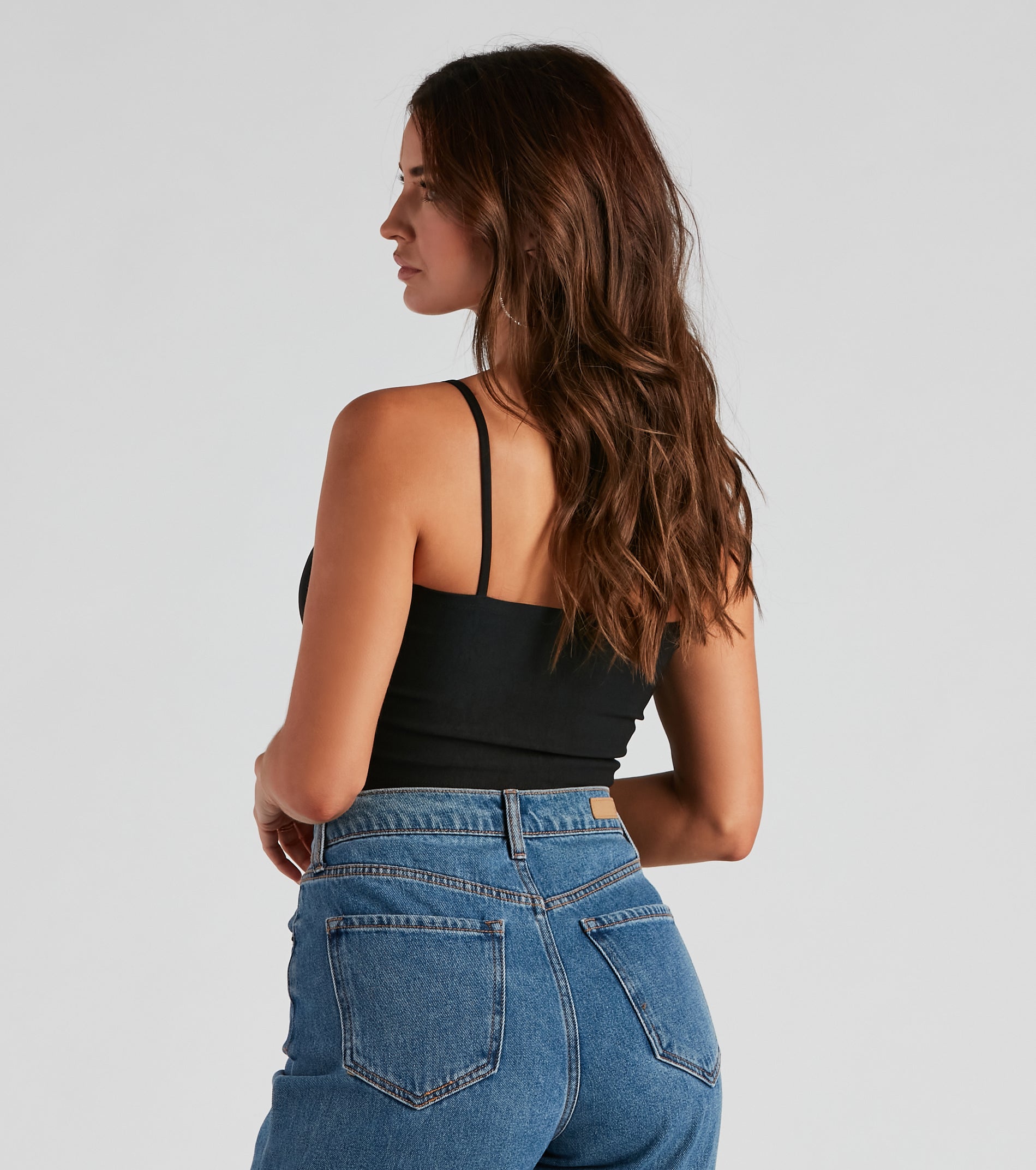 Love It Lace-Up Crop Top