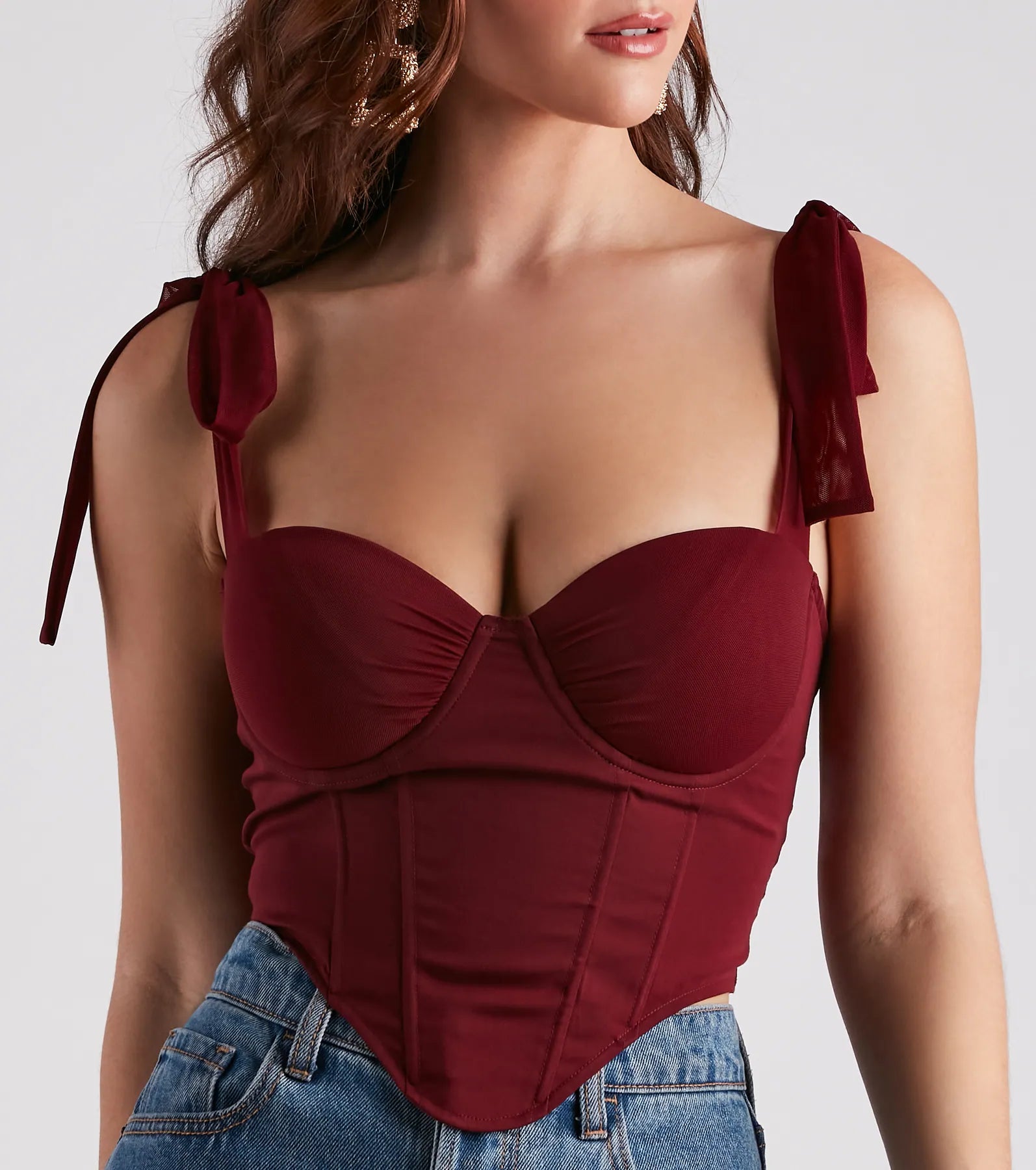 In The Sun Tie Strap Corset
