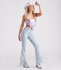 Festival Babe Chainmail Bandana Tube Top