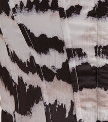 Perfect Evening Strapless Lace-Up Marble Corset Top