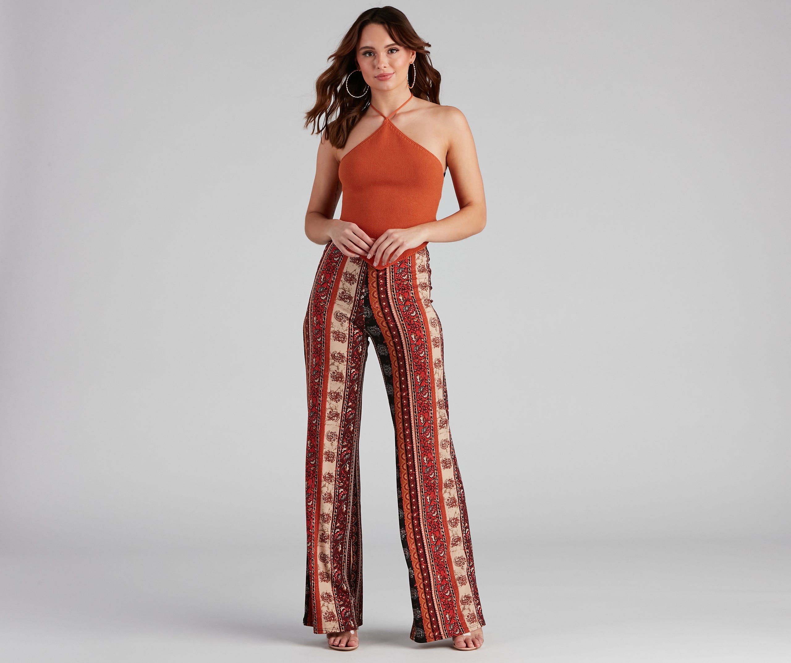 Summer Awaits Halter Crop Top