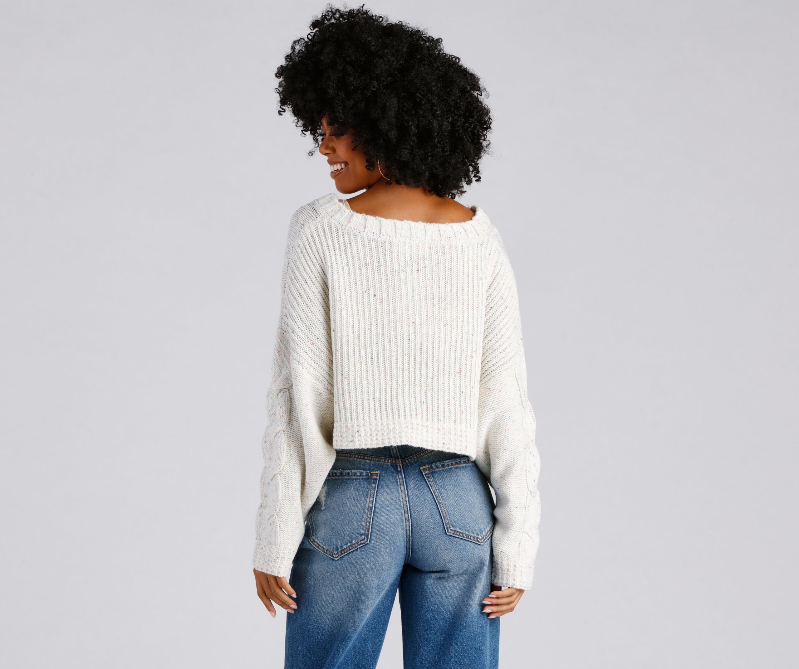 Loving Knit Cropped Sweater