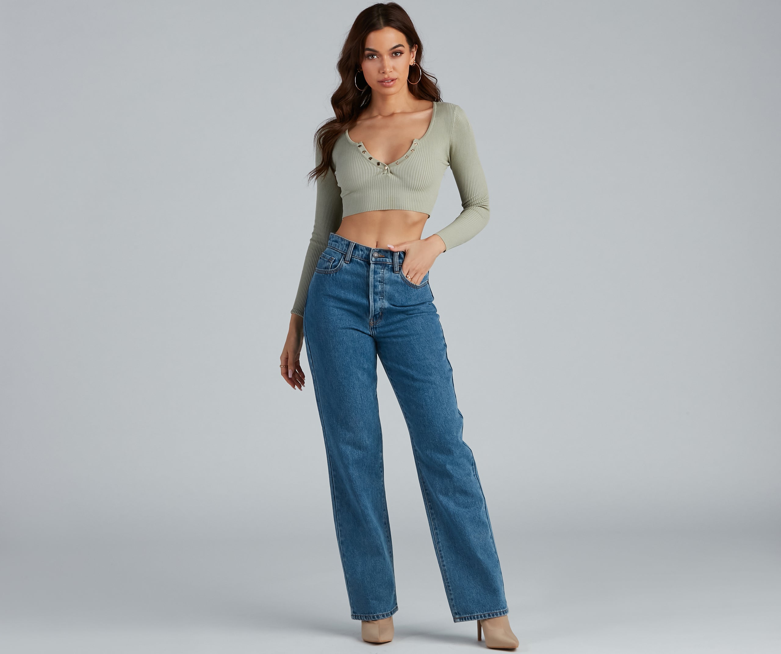 Snap A Pose Crop Top