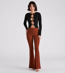Come And Flaunt It Hoop Sweater Top
